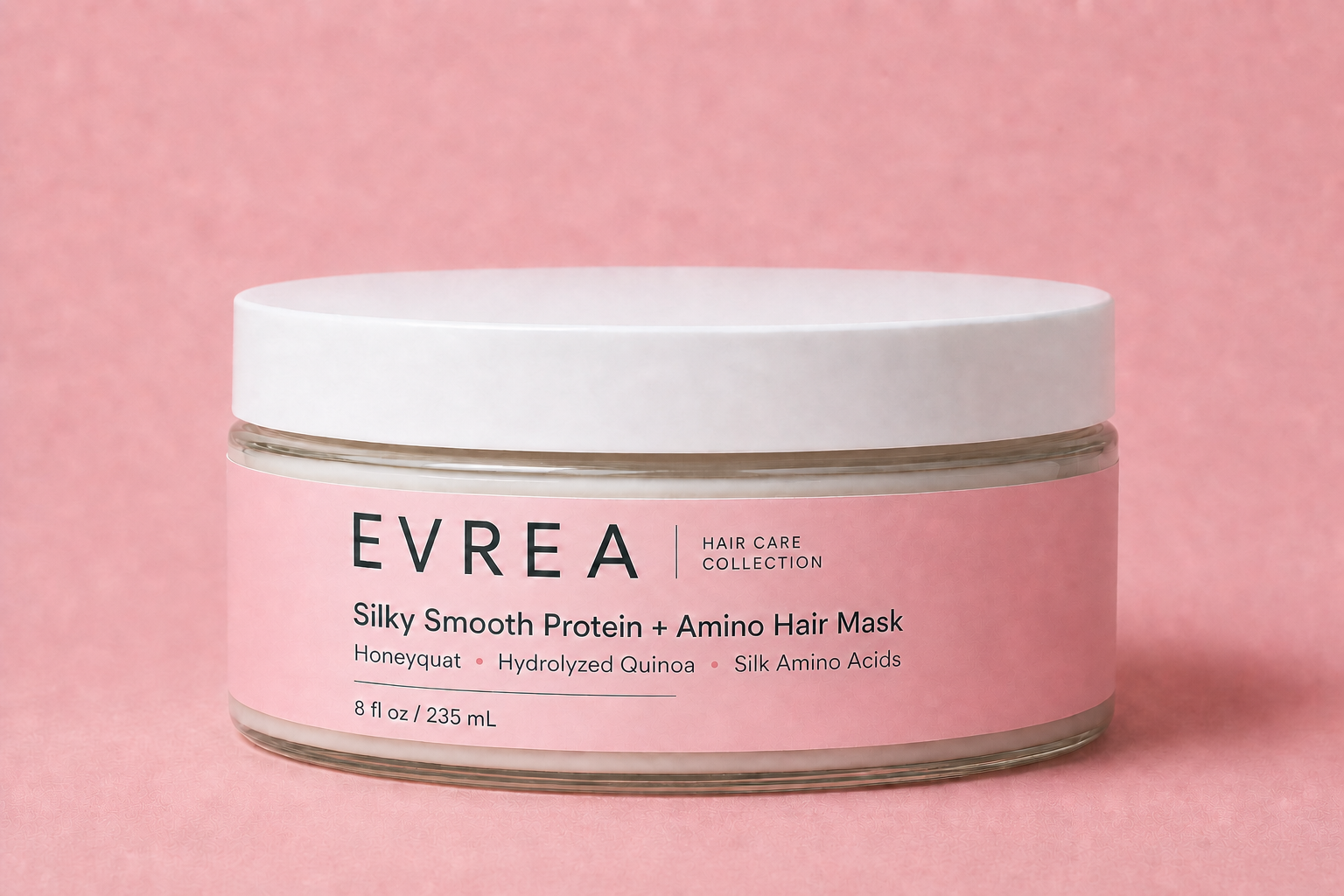 EVREA Silky Smooth Protein + Amino Hair Mask jar